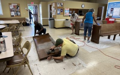 PHOTOS: Pew Refurbishing Project